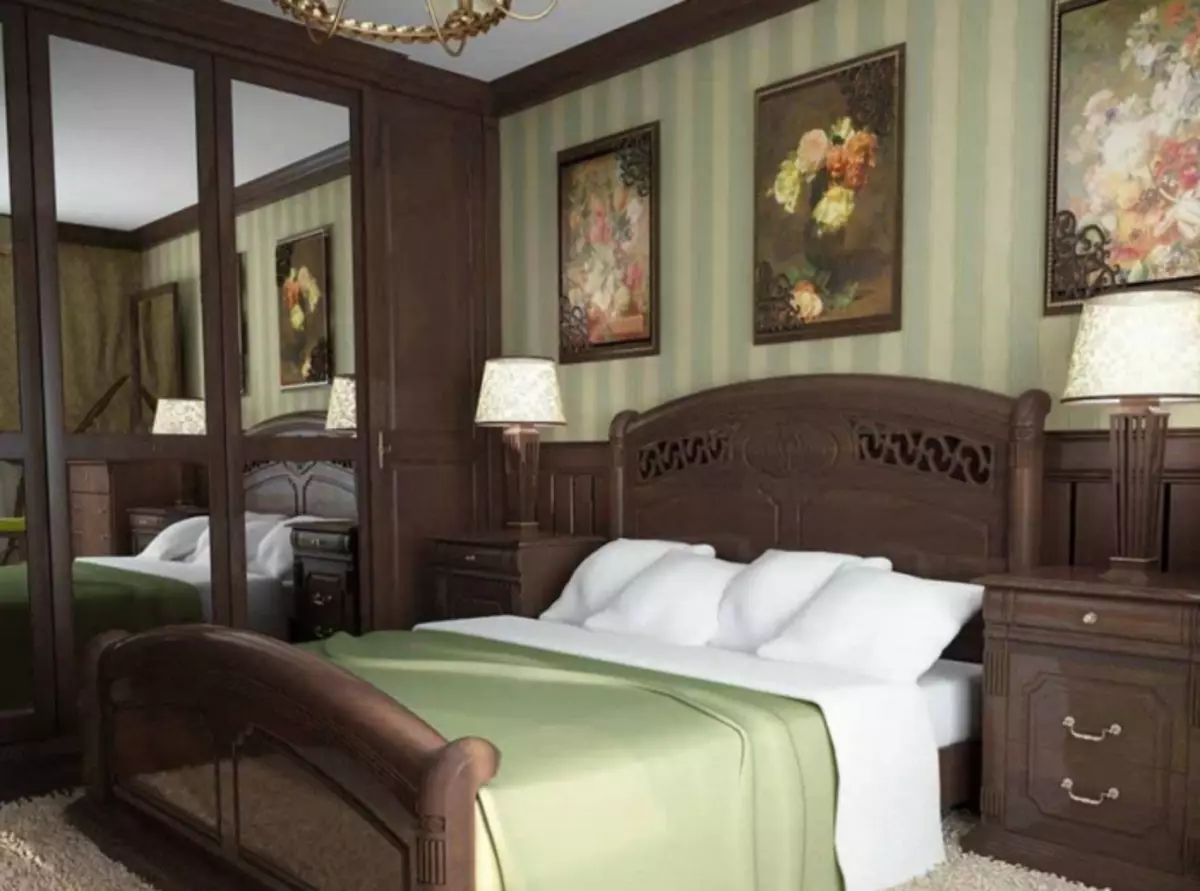 Англи хэв маягийн унтлагын өрөө (55 зураг): Дотоодын хөшиг, ханын цаасыг сонгох. Охидын болон эрэгтэй унтлагынхаа загварыг загварчлах сонголтууд, үндсэн мэдээлэл 9905_24