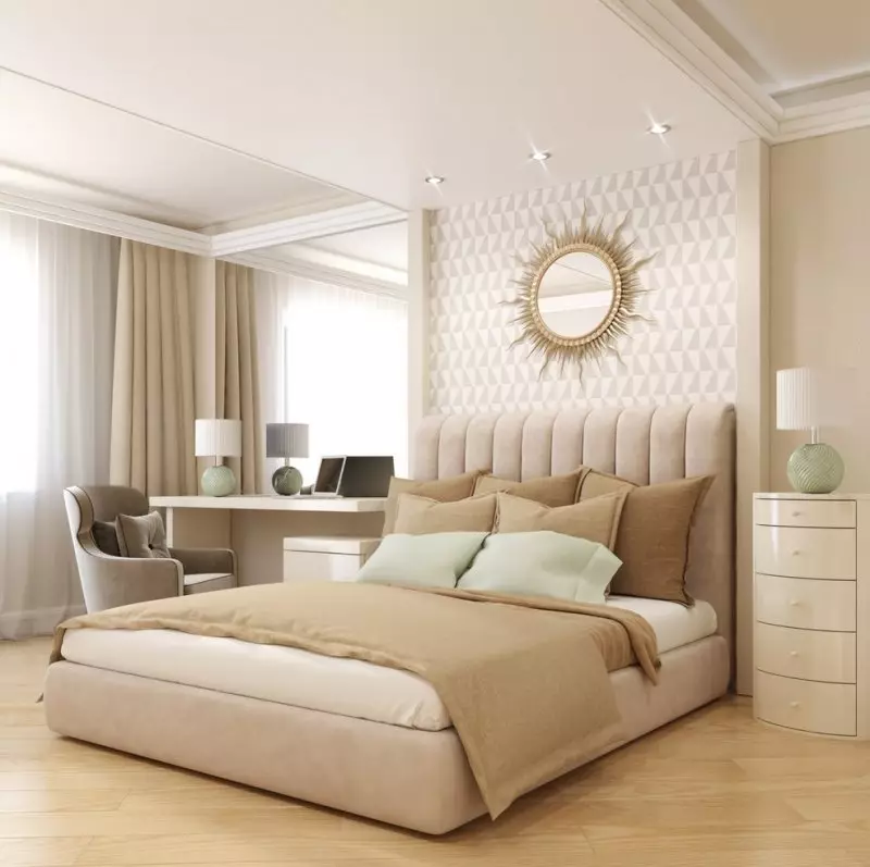 غرفة نوم بأسلوب عصري (102 صورة / صور): خيارات التصميم الداخلي. كيفية ترتيب غرفة بألوان زاهية؟ تصميم جميل بألوان بيضاء ورمادية حديثة 9914_30
