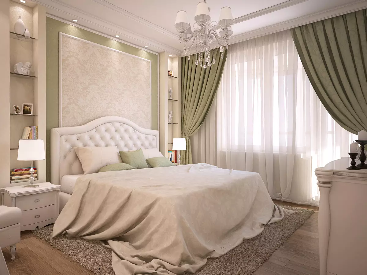 غرفة نوم بأسلوب عصري (102 صورة / صور): خيارات التصميم الداخلي. كيفية ترتيب غرفة بألوان زاهية؟ تصميم جميل بألوان بيضاء ورمادية حديثة 9914_81
