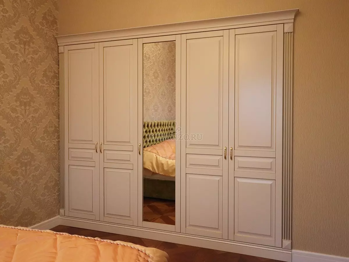 内置卧室橱柜（55张照片）：大型内置角柜和小型衣柜的设计 9928_25