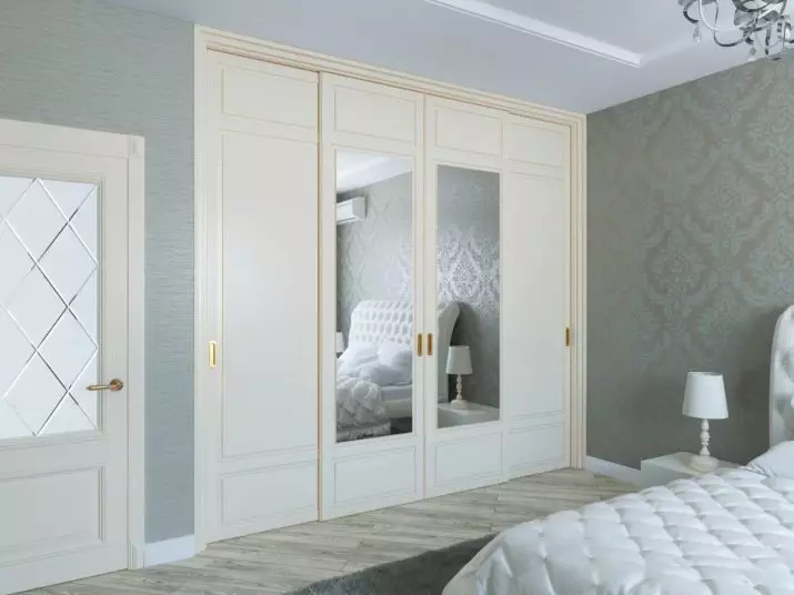 Sisseehitatud magamistoa kapid (55 fotot): suur sisseehitatud nurgakappide ja väikeste garderoobide disain 9928_29