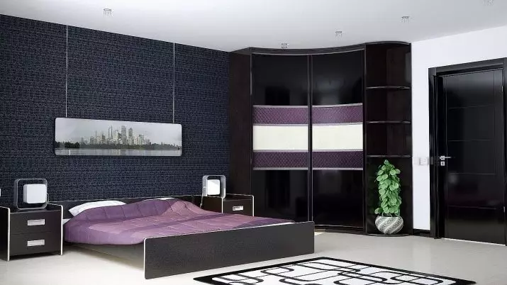 အိပ်ခန်းအတွင်းရှိထောင့်ဗီရို (60) - built-in radius cabinets ၏ဒီဇိုင်းနှင့်အရွယ်အစားများ, 9934_35