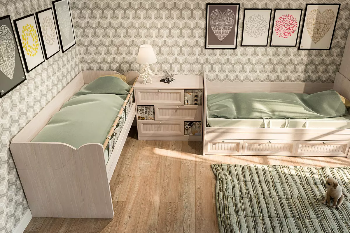 如何提供臥室？ 56照片如何把家具放在各方？如何用空間的人體工程學到床？ 9943_25