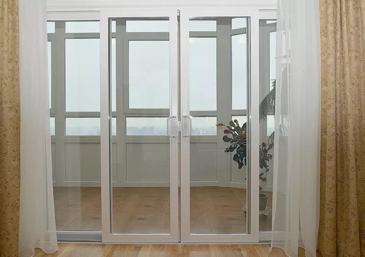 Balkon Døre: Standard plast Dørbredde, PVC Dør Højde Standard på balkon i panelhus 9969_14