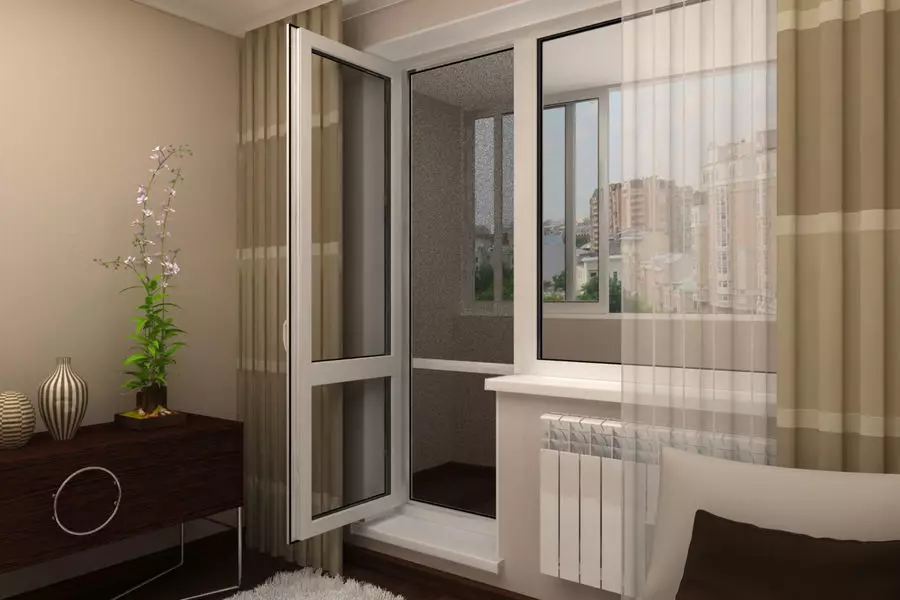 Balkon Kapıları: Panel Evinde Balkonda Standart Plastik Kapı Genişliği, PVC Kapı Yüksekliği Standardı 9969_2