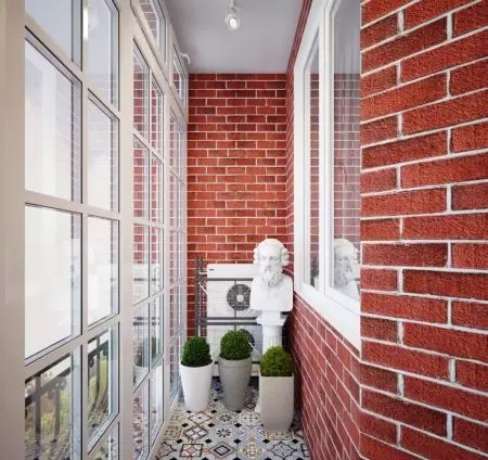 How to paint the brick wall on the balcony? Painting bricks. How correct and what paint paint brickwork on loggias? 9993_25